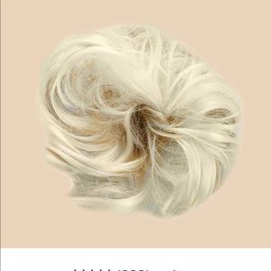 Madison Braid Top Knot (Platinum)